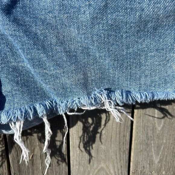 Vintage Bill Blass Jean cutoff shorts size 12 - Picture 3 of 6